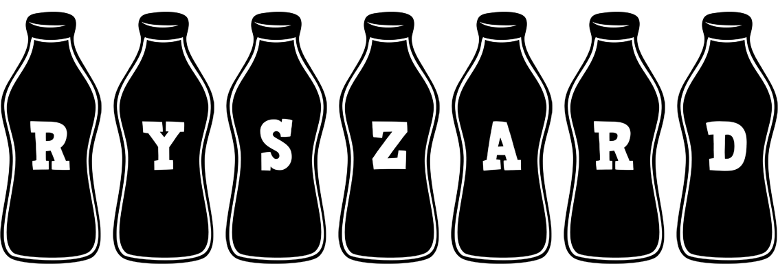 Ryszard bottle logo
