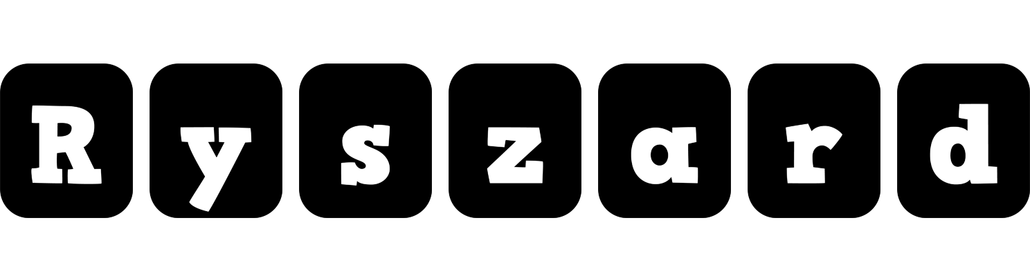Ryszard box logo