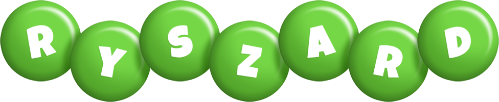 Ryszard candy-green logo