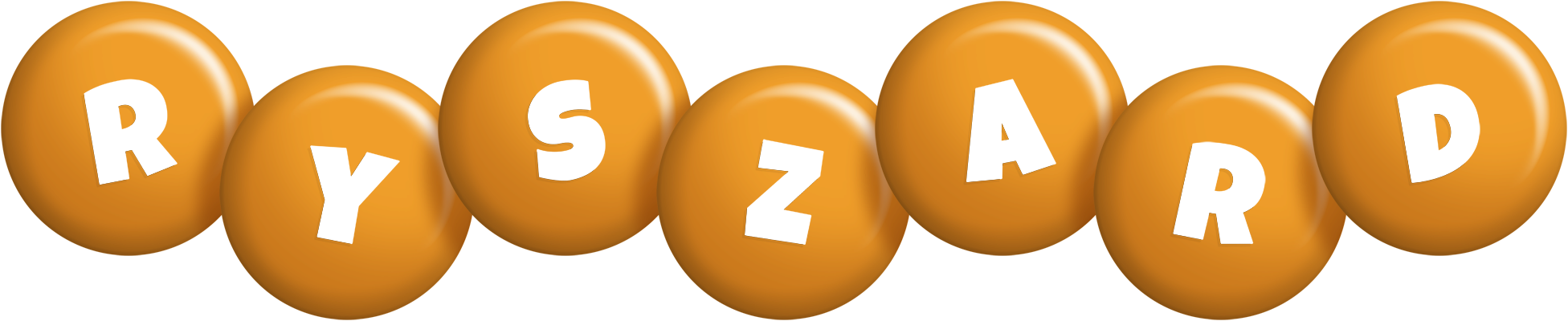 Ryszard candy-orange logo