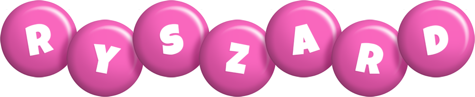 Ryszard candy-pink logo