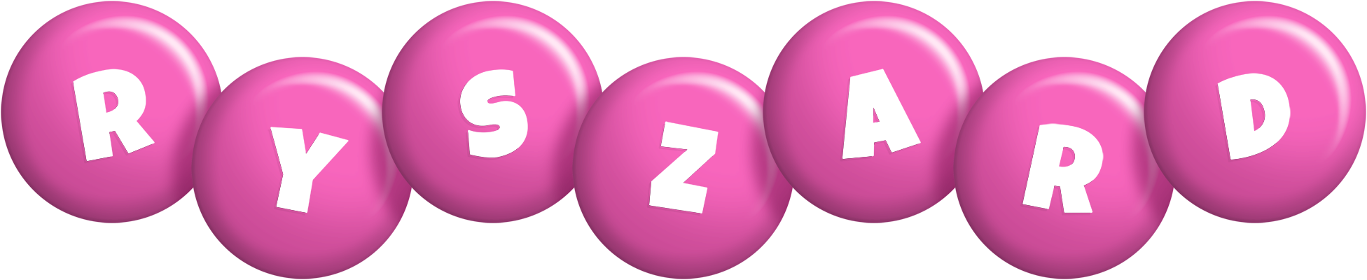 Ryszard candy-pink logo