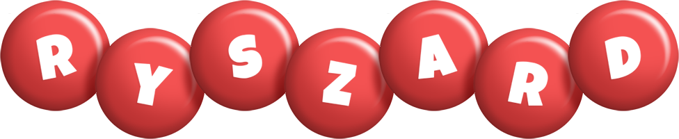 Ryszard candy-red logo