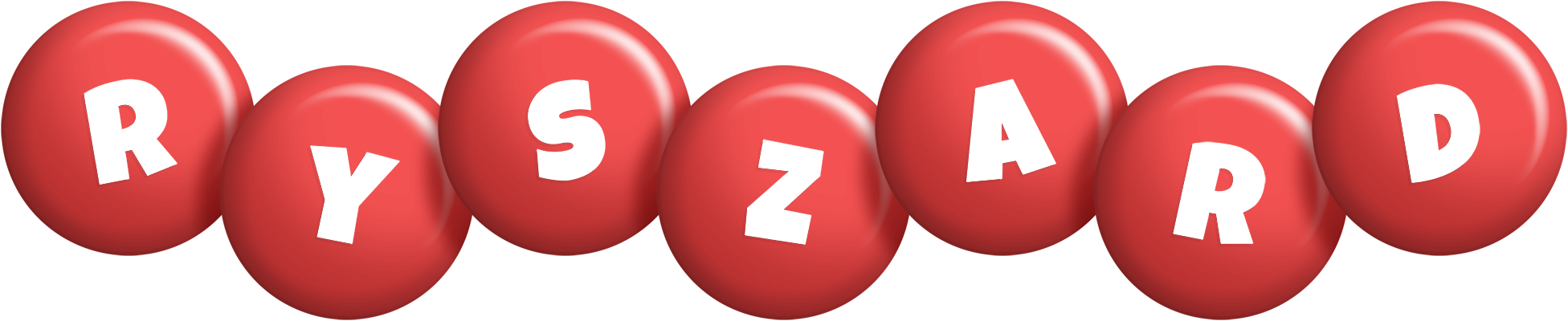 Ryszard candy-red logo