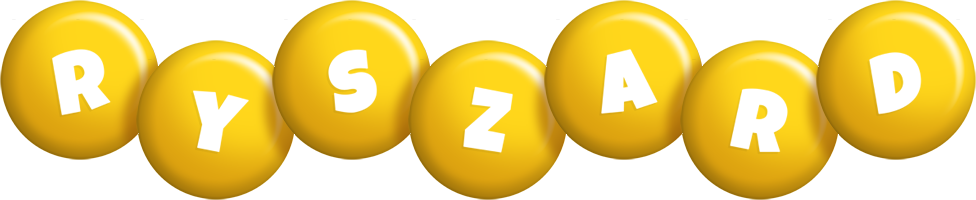 Ryszard candy-yellow logo