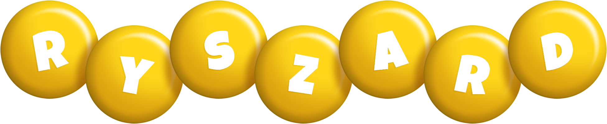 Ryszard candy-yellow logo