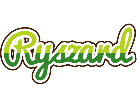 Ryszard golfing logo
