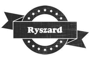 Ryszard grunge logo