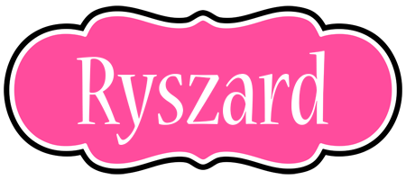 Ryszard invitation logo