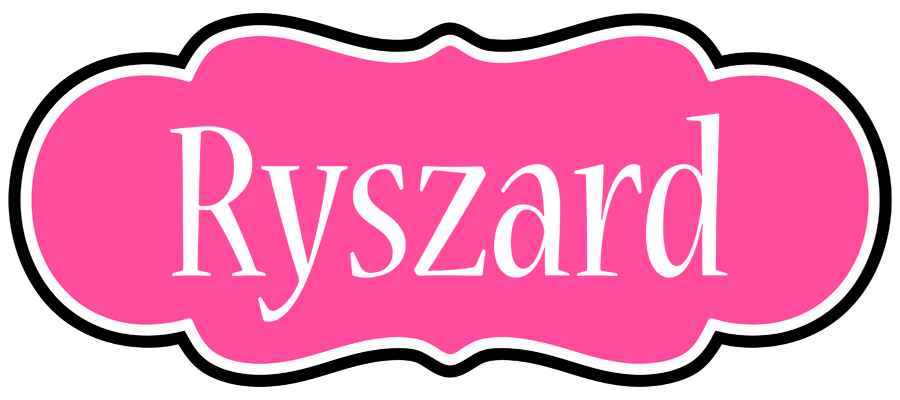 Ryszard invitation logo