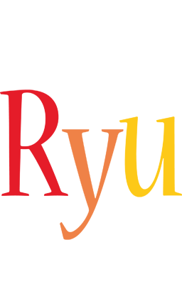 Ryu birthday logo