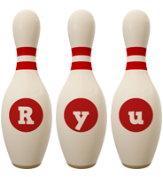 Ryu bowling-pin logo