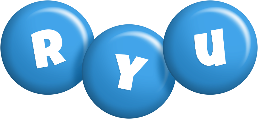 Ryu candy-blue logo