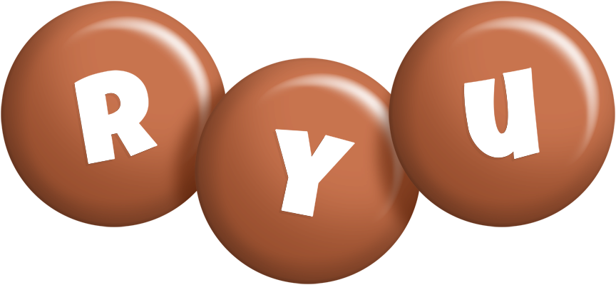 Ryu candy-brown logo