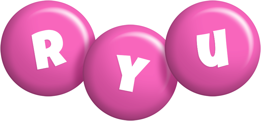 Ryu candy-pink logo