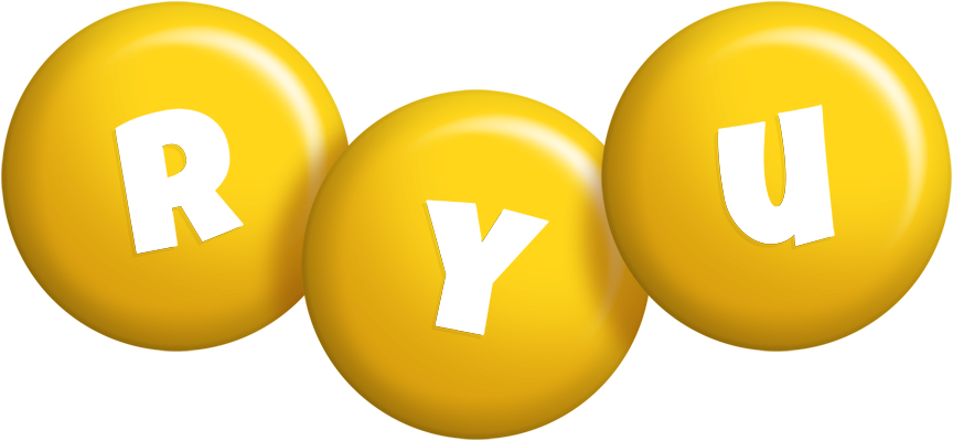 Ryu candy-yellow logo