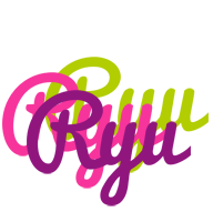 Ryu flowers logo