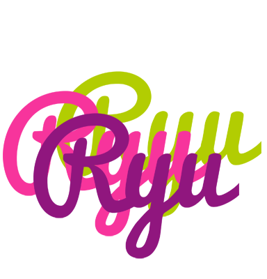 Ryu flowers logo