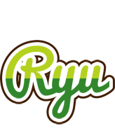 Ryu golfing logo