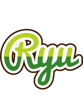 Ryu golfing logo