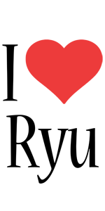 Ryu i-love logo