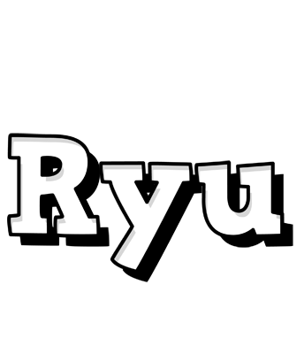 Ryu snowing logo