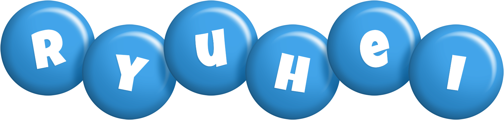Ryuhei candy-blue logo