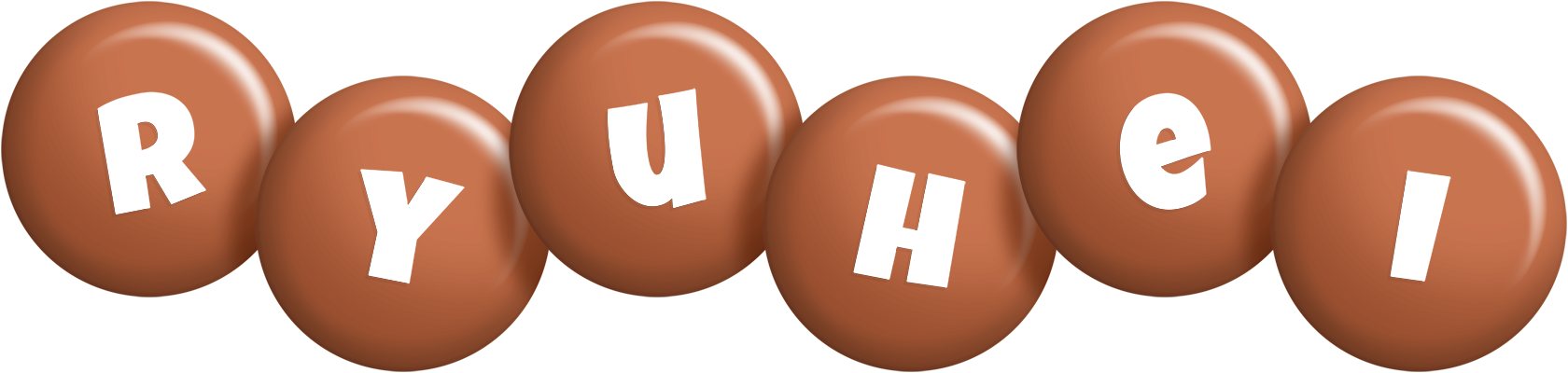 Ryuhei candy-brown logo