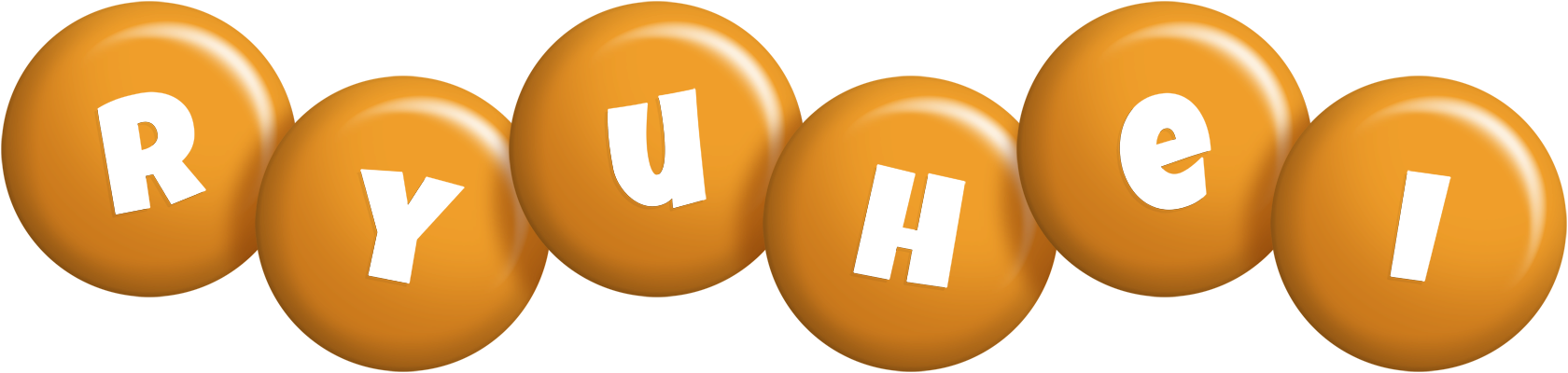 Ryuhei candy-orange logo