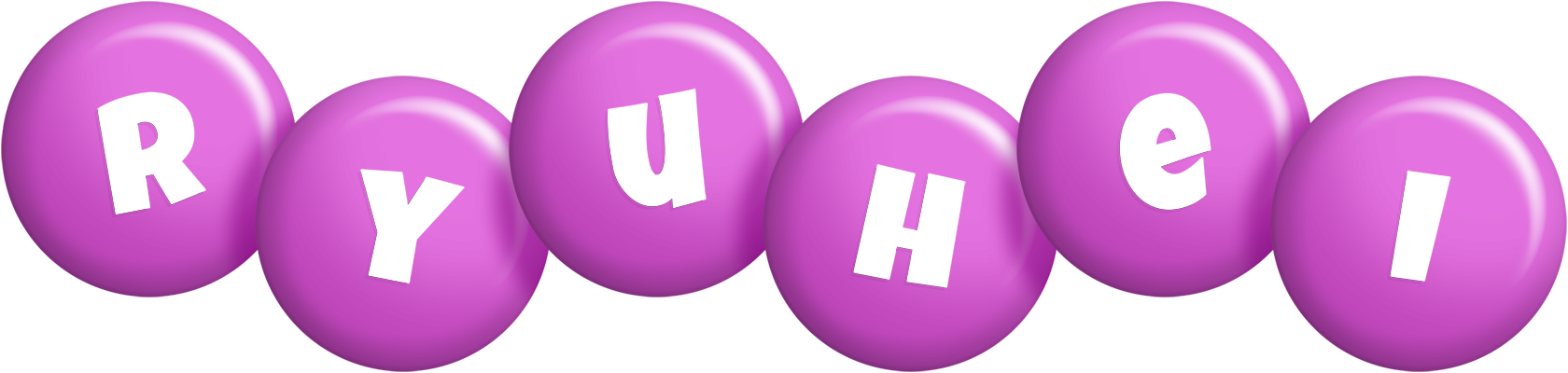 Ryuhei candy-purple logo