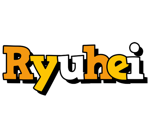 Ryuhei cartoon logo