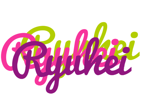 Ryuhei flowers logo