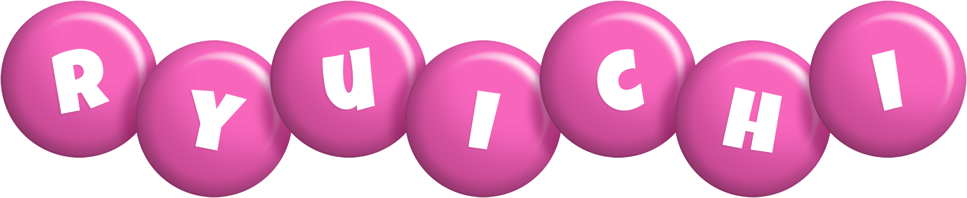 Ryuichi candy-pink logo