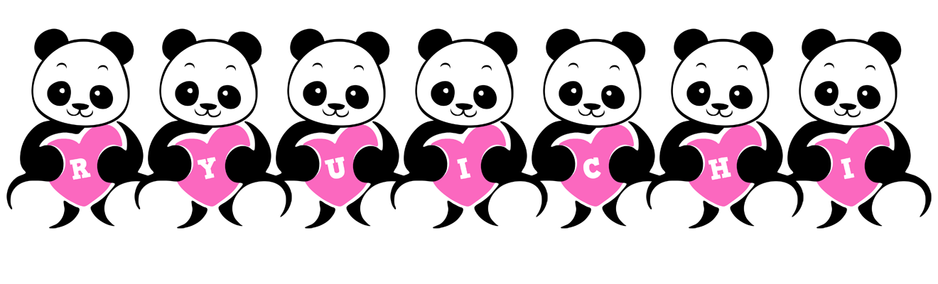 Ryuichi love-panda logo