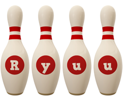 Ryuu bowling-pin logo