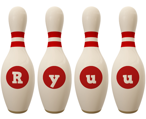 Ryuu bowling-pin logo
