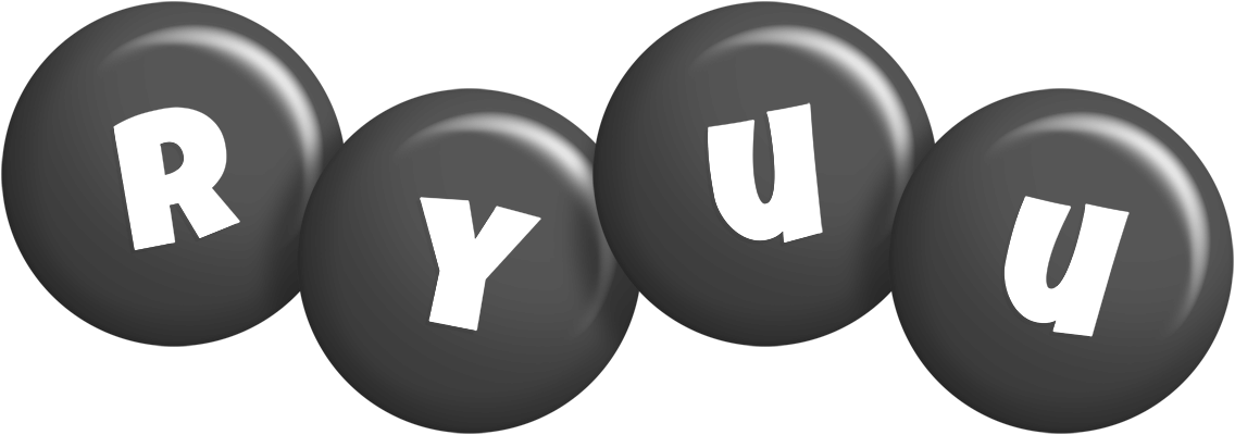 Ryuu candy-black logo