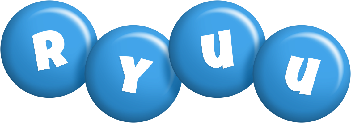 Ryuu candy-blue logo