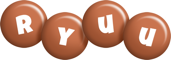 Ryuu candy-brown logo