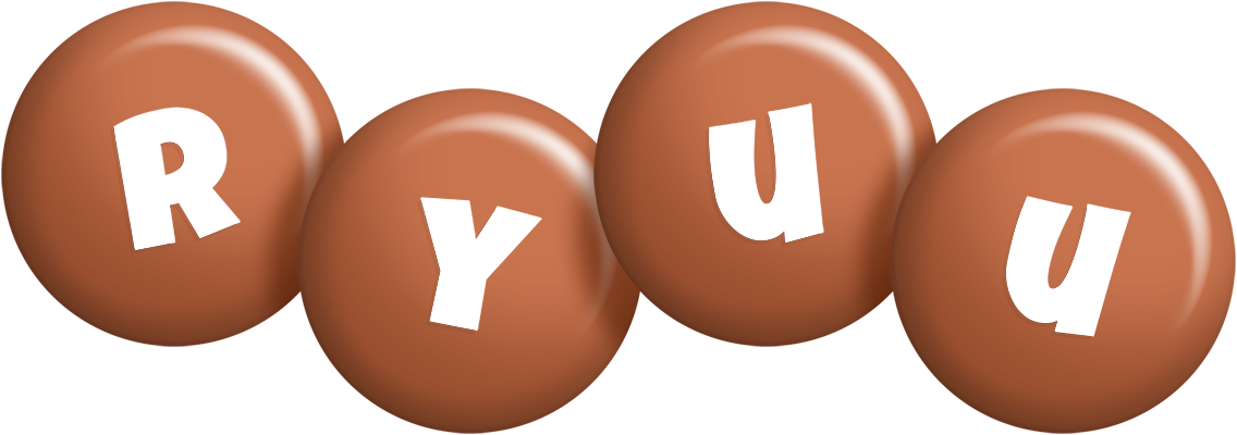 Ryuu candy-brown logo