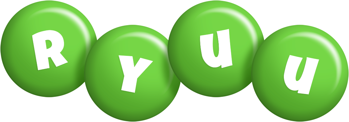 Ryuu candy-green logo