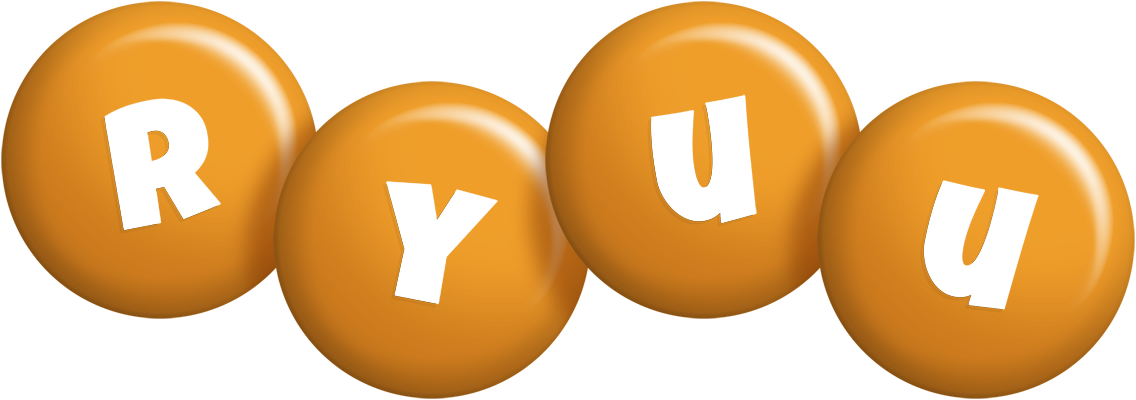 Ryuu candy-orange logo
