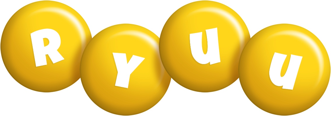 Ryuu candy-yellow logo