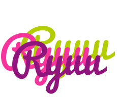 Ryuu flowers logo