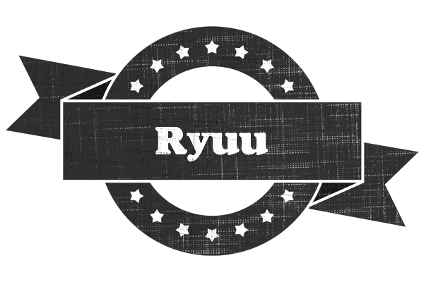 Ryuu grunge logo