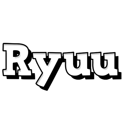 Ryuu snowing logo
