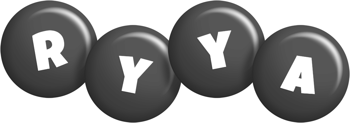 Ryya candy-black logo