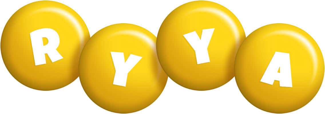 Ryya candy-yellow logo