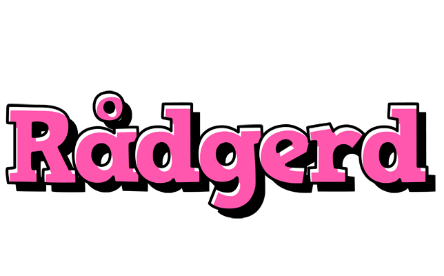 Rådgerd girlish logo