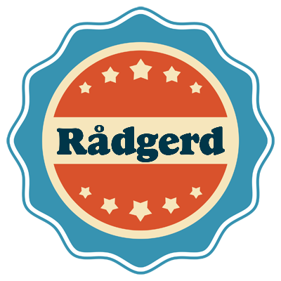 Rådgerd labels logo